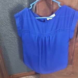 Elegant Blue Women's Top